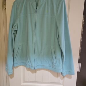 Lilly Pulitzer Light Blue Teddy Jacket